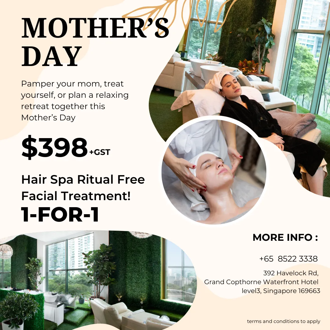 J's Salon Mother's Day campaign poster
